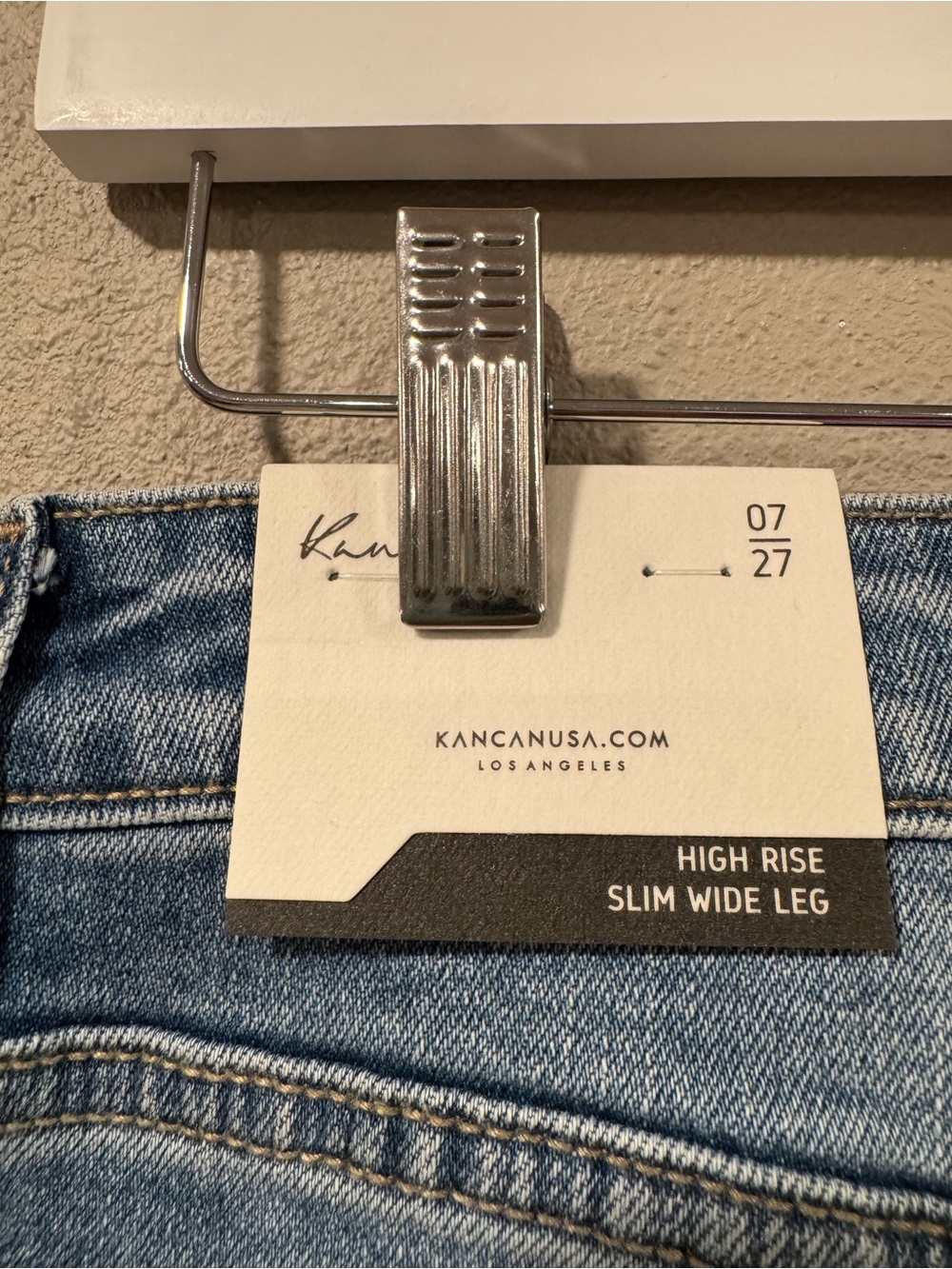 NWT Kancan High Rise Slim Straight Jeans - Picture 7 of 12